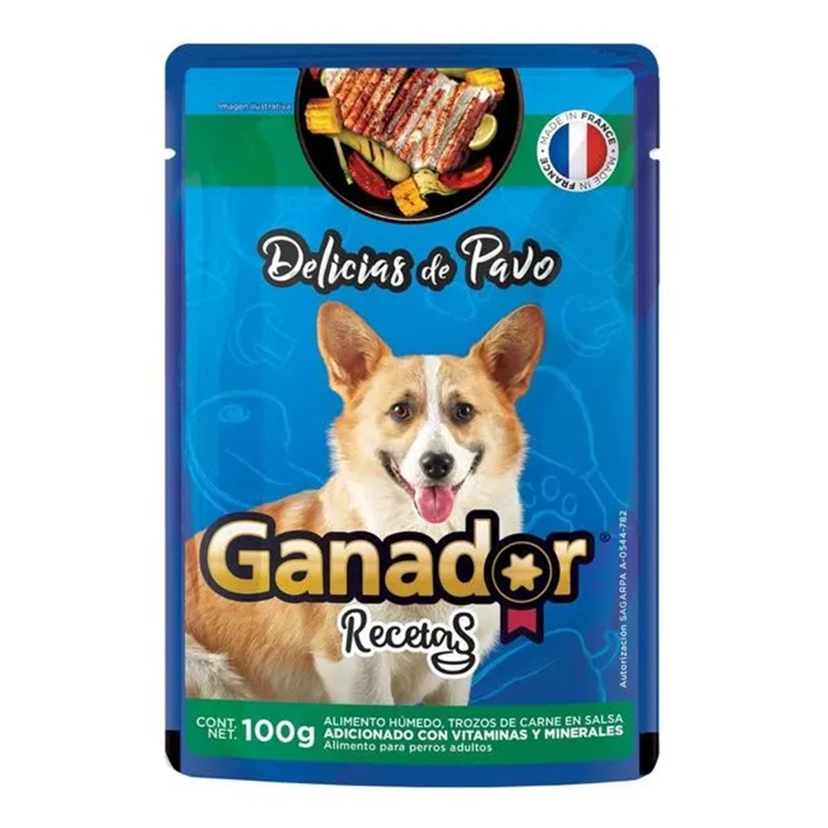Sobres Ganador Recetas Delicias De Pavo 100 GRS