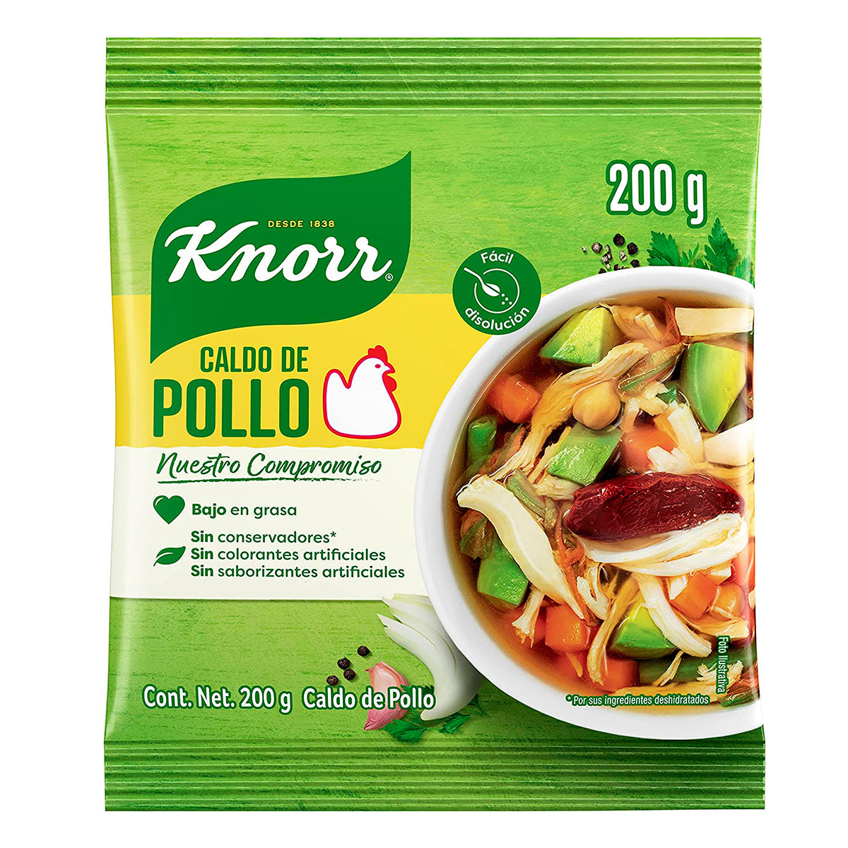 Consome Knorr Suiza Caldo De Pollo 88 GRS Basicos