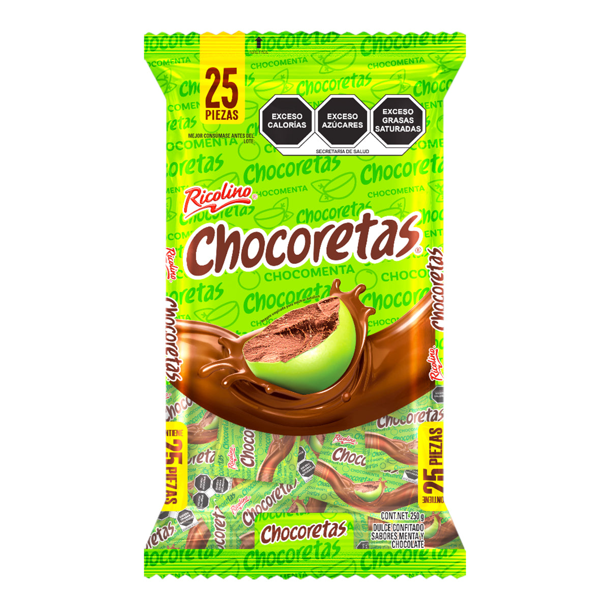 Chocolates Ricolino Chocoretas Mini 25 PZS