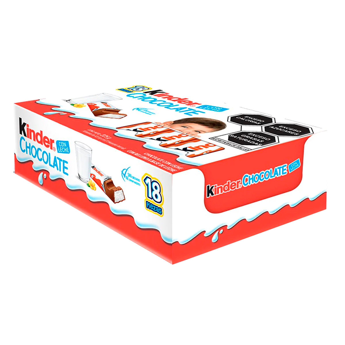 Chocolate En Barra Kinder Mini 18 PZS