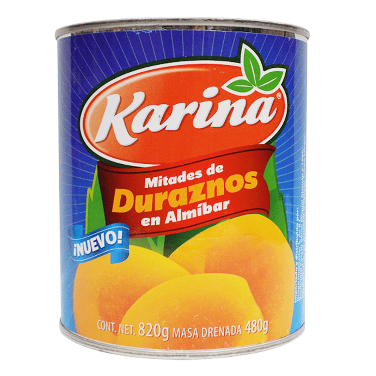 Duraznos En Mitades Karina 820 GRS