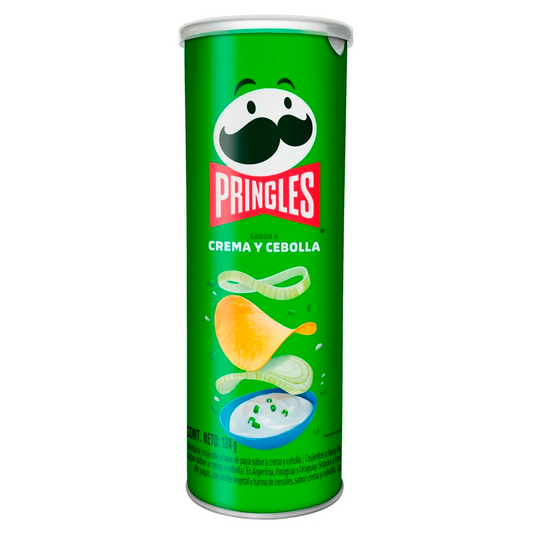 B Papas Pringles Crema/Cebolla Pringles Crema/Cebolla 124 GRS