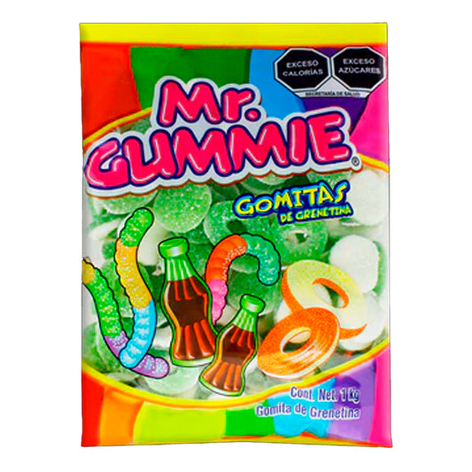 DULCE GOMITAS MR GUMMIE AROS DE MANZANA 1 KGS