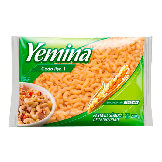 Sopa Yemina Codo Liso 1 200 GRS