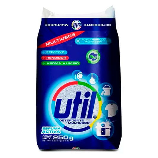 Detergente En Polvo Util Multiusos 250 GRS