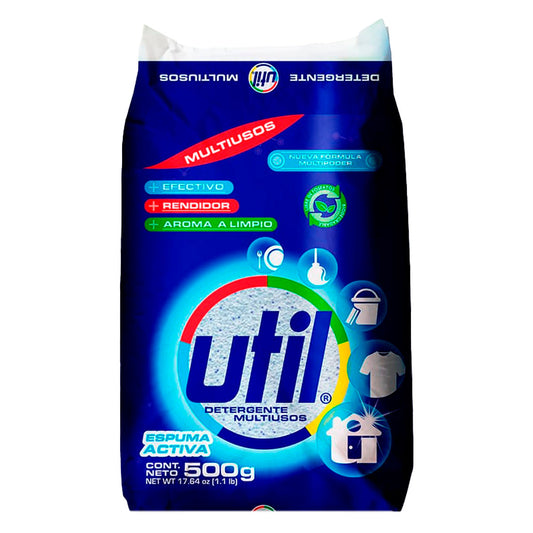 Detergente en Polvo Util Multiusos 500 GRS