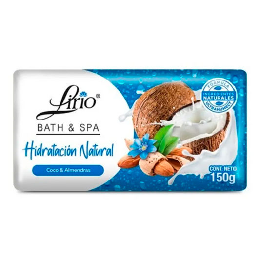 Jabon De Tocador Lirio Bath&Spa Coco 150 GRS