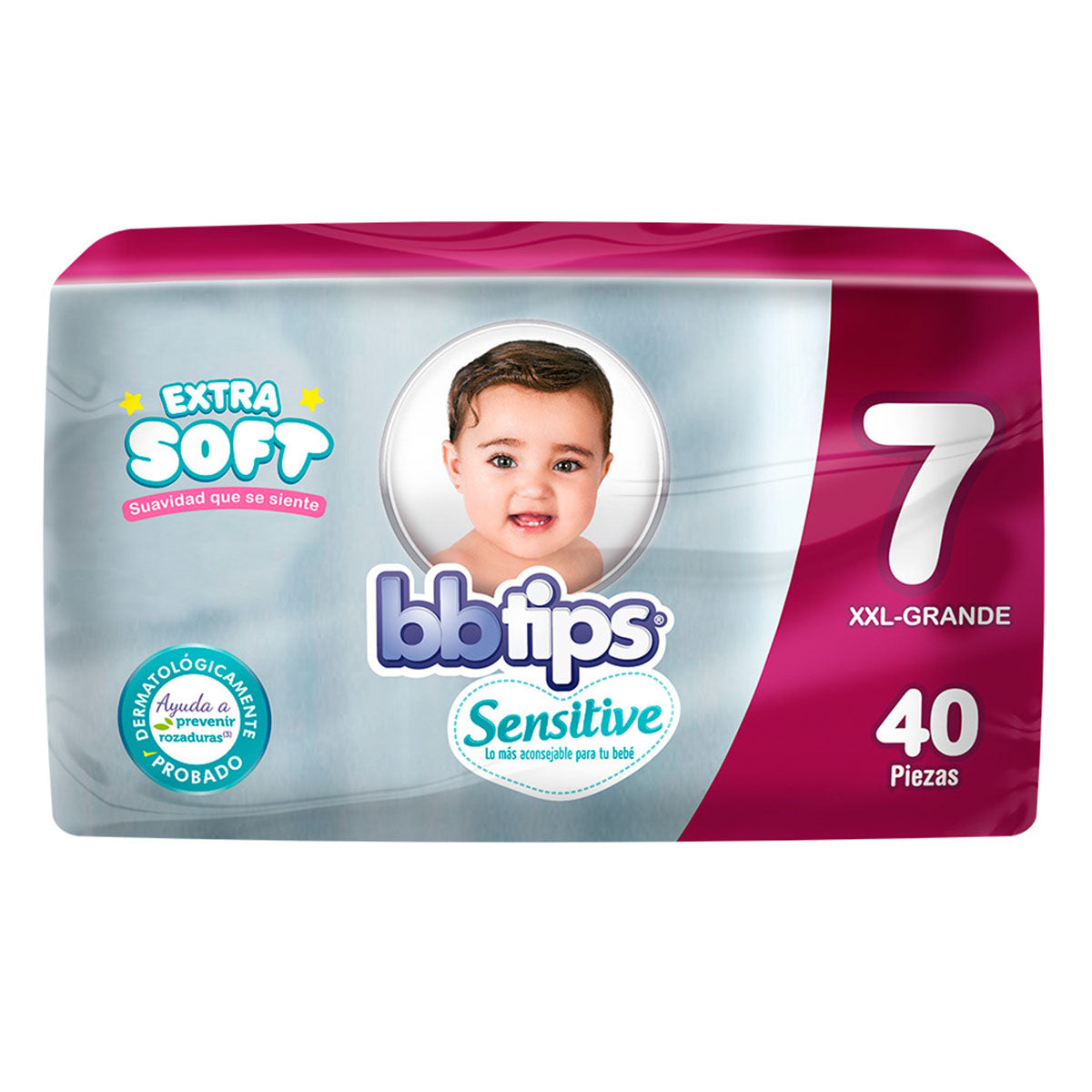 Pañal Bbtips Sensitive Etapa 7 40 PZS