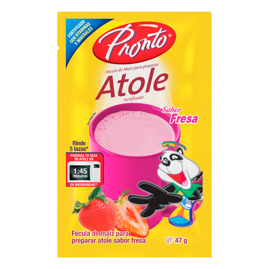 Atole Pronto Fresa Pronto Nuez 47 GRS