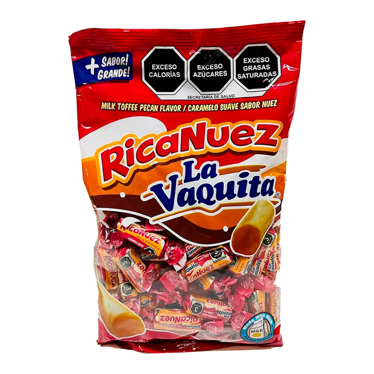 Caramelo Suave Vaquita Natilla Rica Nuez 365.4 GRS