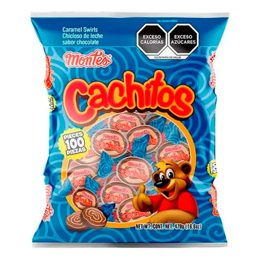 Dulce Chicloso Cachitos Montes 100 PZS