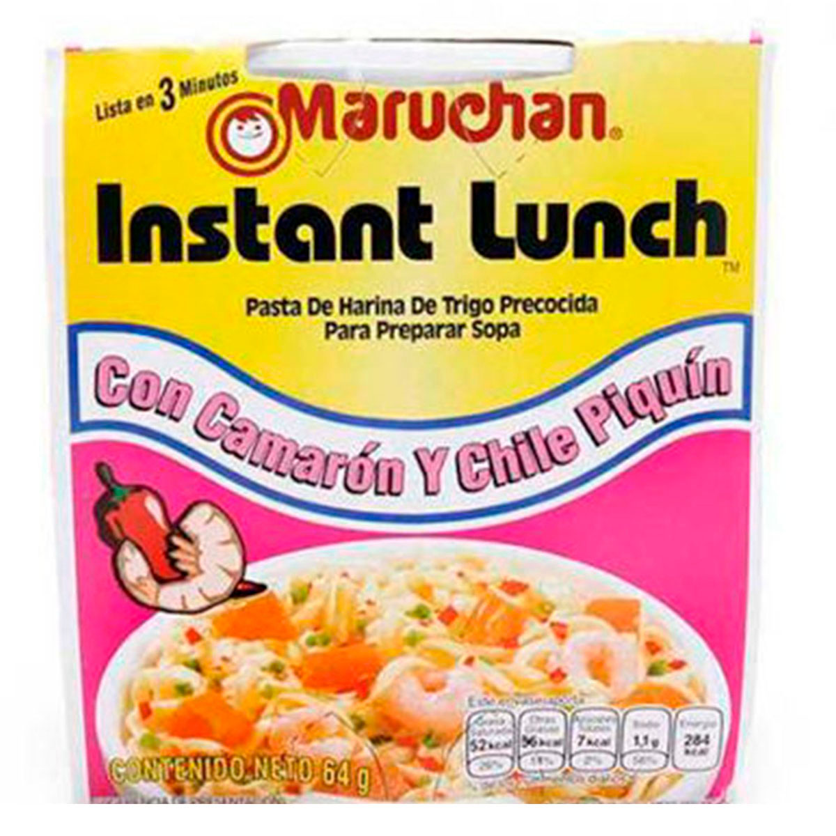 Sopa Instantanea Maruchan Camaron Chile 1 PZS