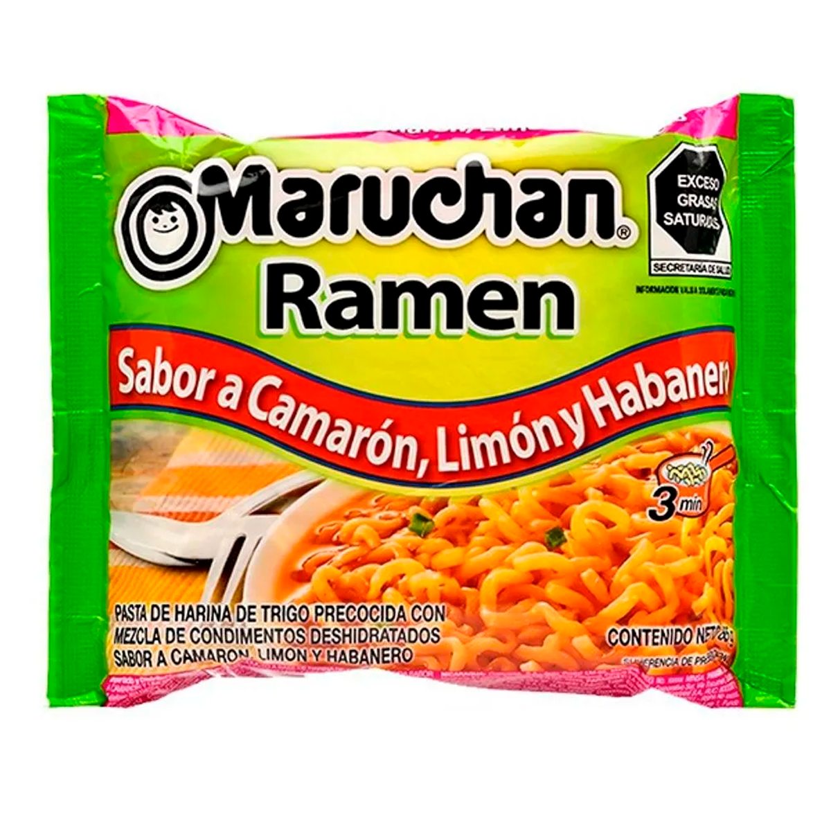 Sopa Maruchan Ramen Camaron Habanero Instantanea 1 PZS