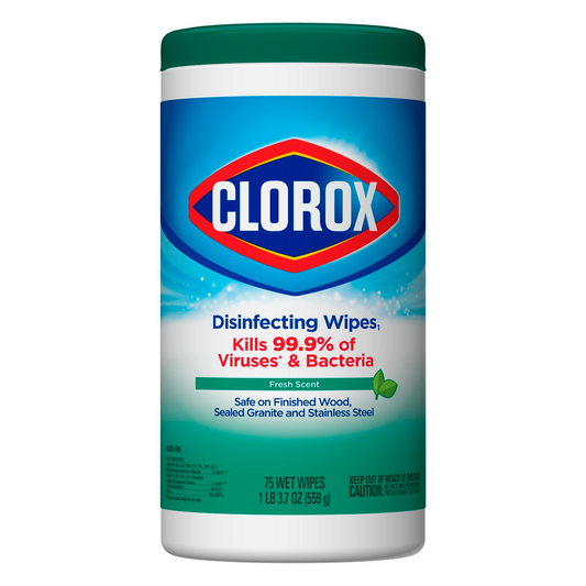 T Hum Clorox Wip Desinf Fresh 75 PZS