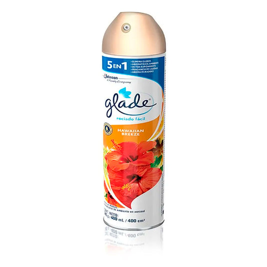 Aromatizante En Aerosol Glade Hawaian 400 MLL