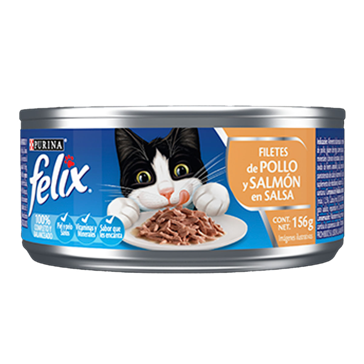 Felix Alimento Humedo Salmon Pollo Salsa Filete 156 GRS