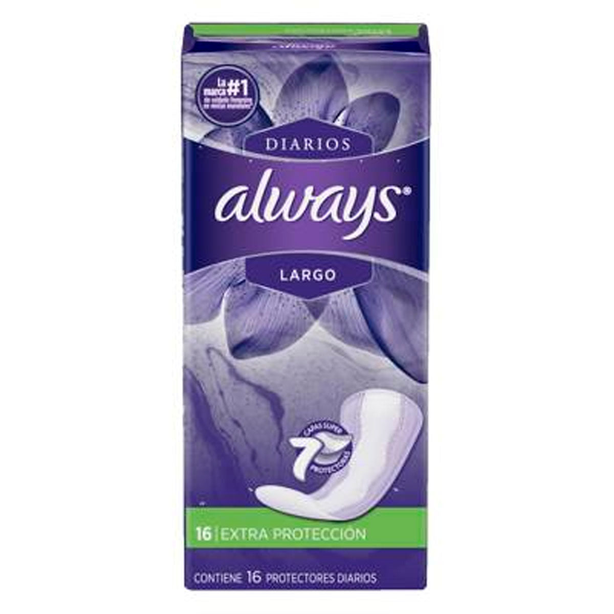 Panty Protector Always Diarios Largo 16 PZS