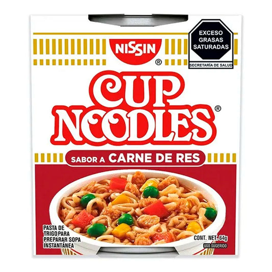 Sopa Nissin De Res Instantanea 64 GRS