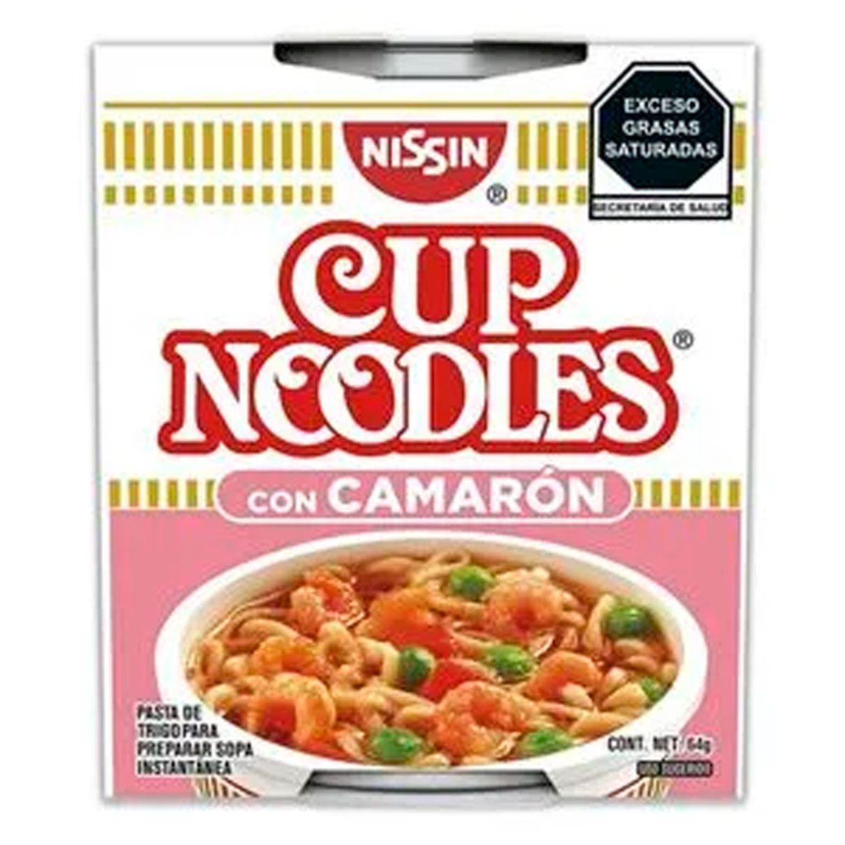 Sopa Instantánea Nissin Camarón 64 GRS