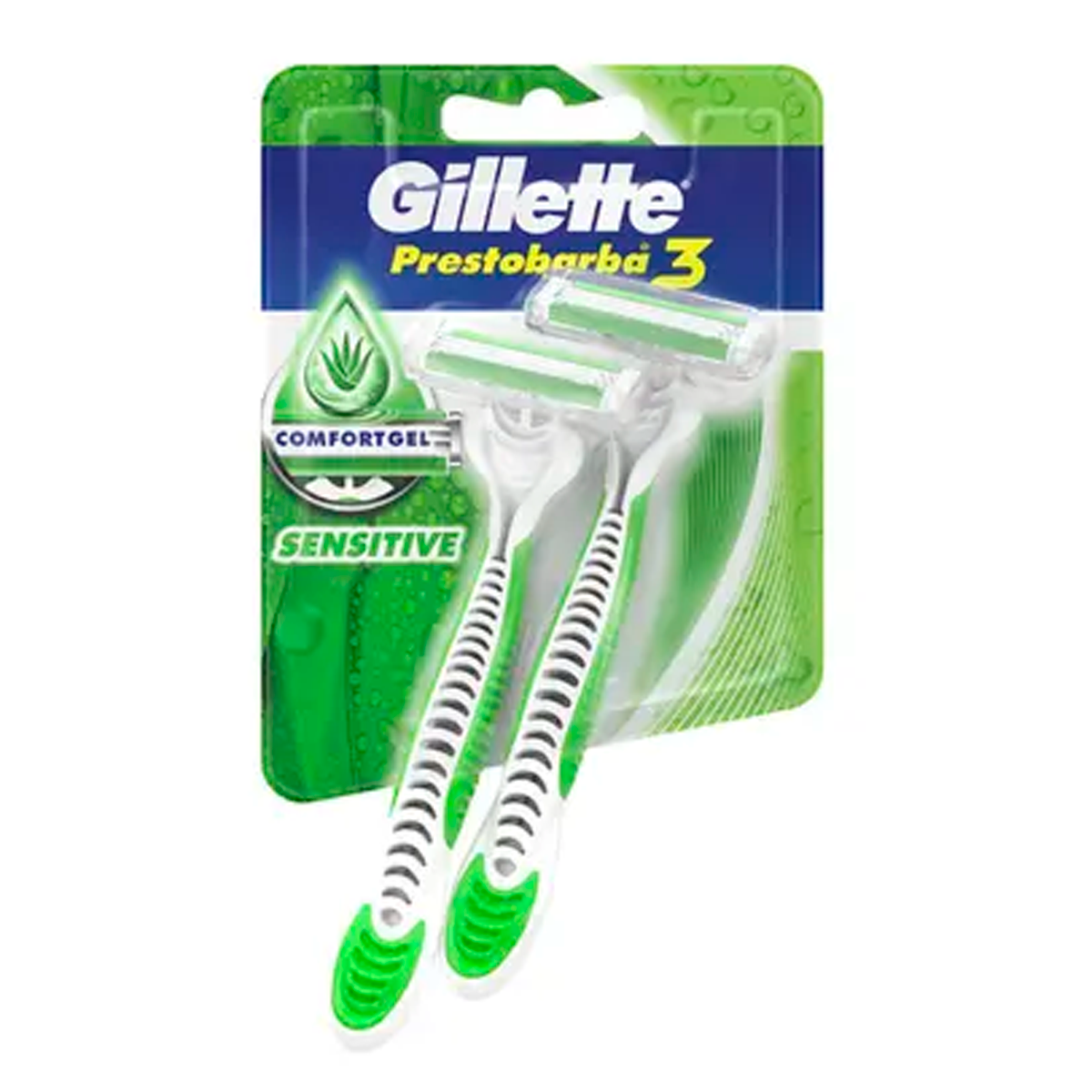 Exh Rastri Gillete Presto 2+Presto 3  After Shave Sensitive 24 PZS