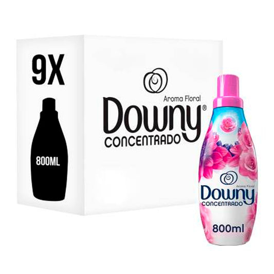 Suavizante Downy Azul Floral+3Pz 800 MLL