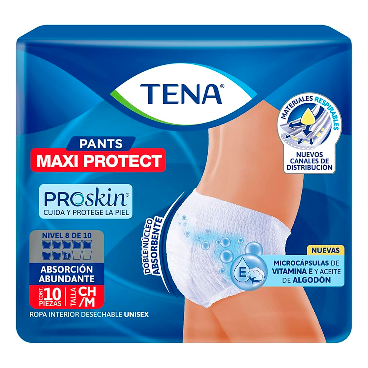 Calzon Tena Pants Med Tena Pants Med +2 10 PZS