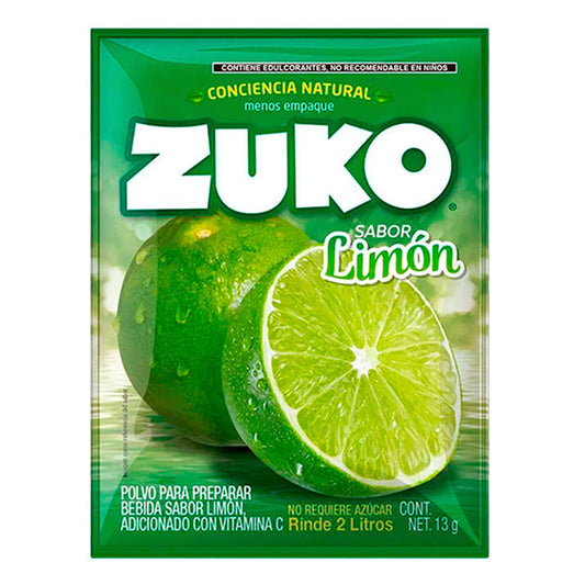 Bebida En Polvo Zuko Limon 13 GRS