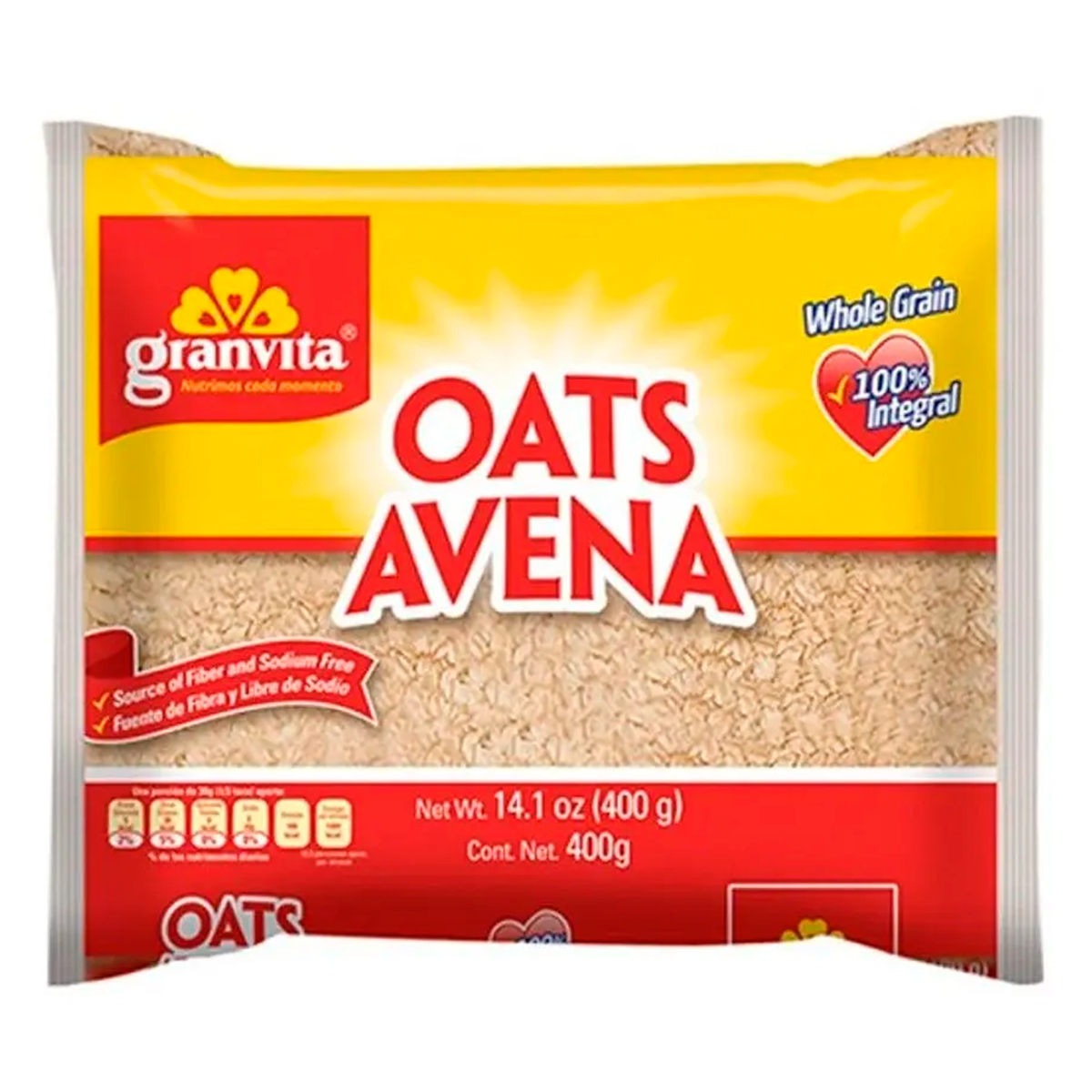 Avena Granvita Bolsa 400 GRS