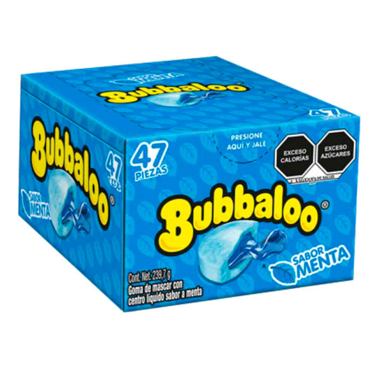 Chicle Bubbaloo Menta 47 PZS