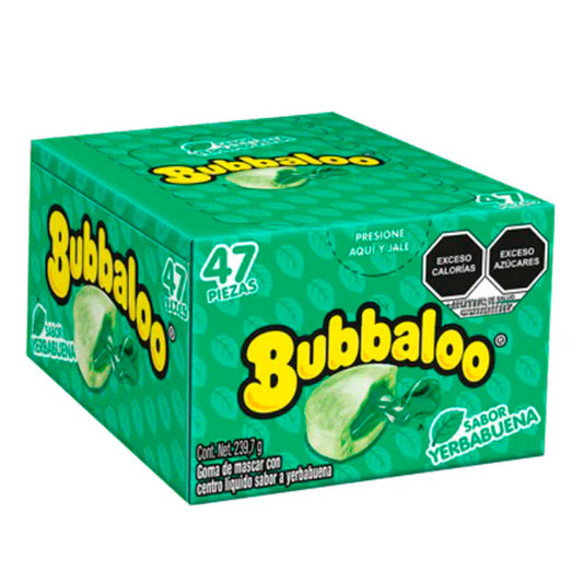 Chicle Bubbaloo Yerbabuena 47 PZS