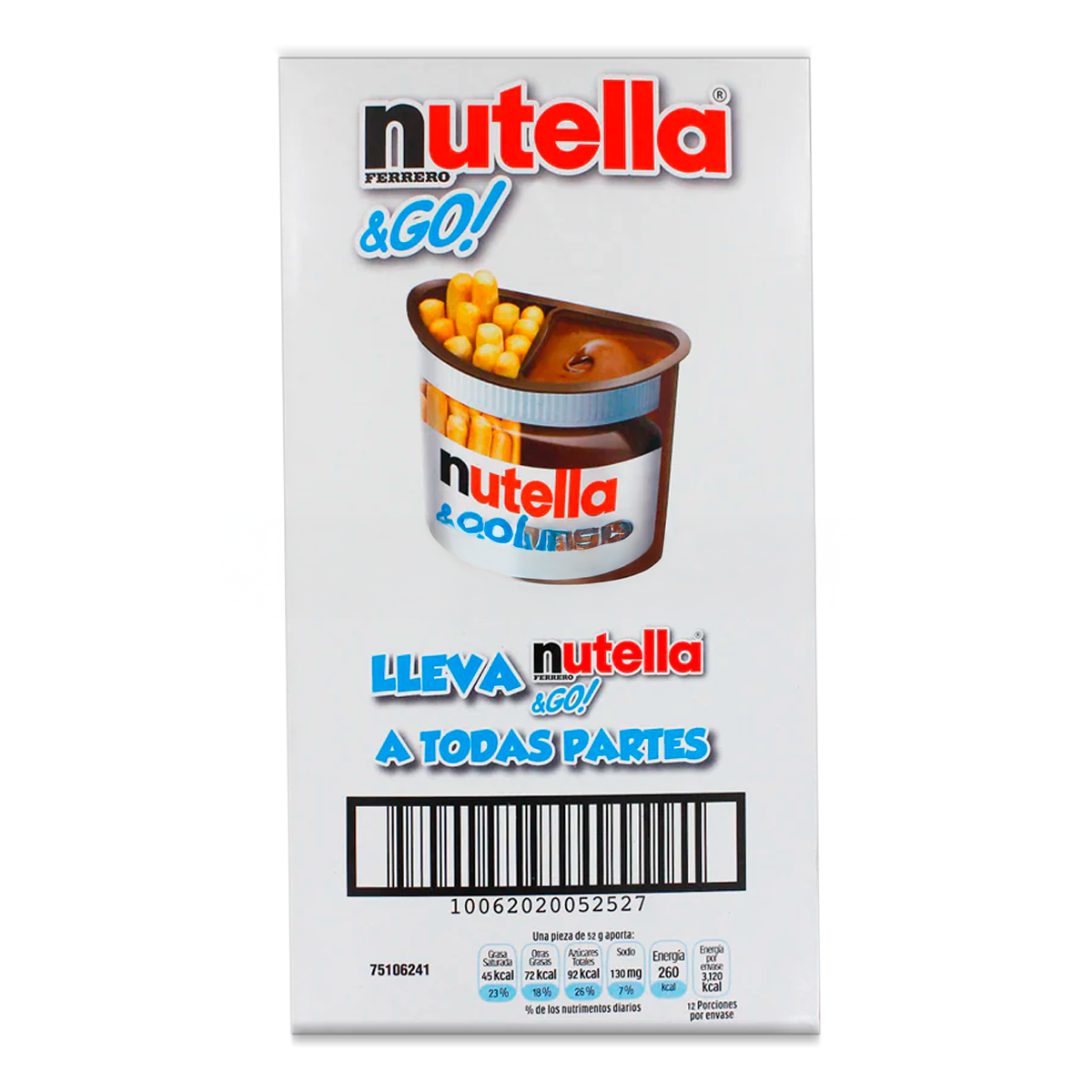 Crema Avellana Nutella & Go Nutella & Go 52 GRS