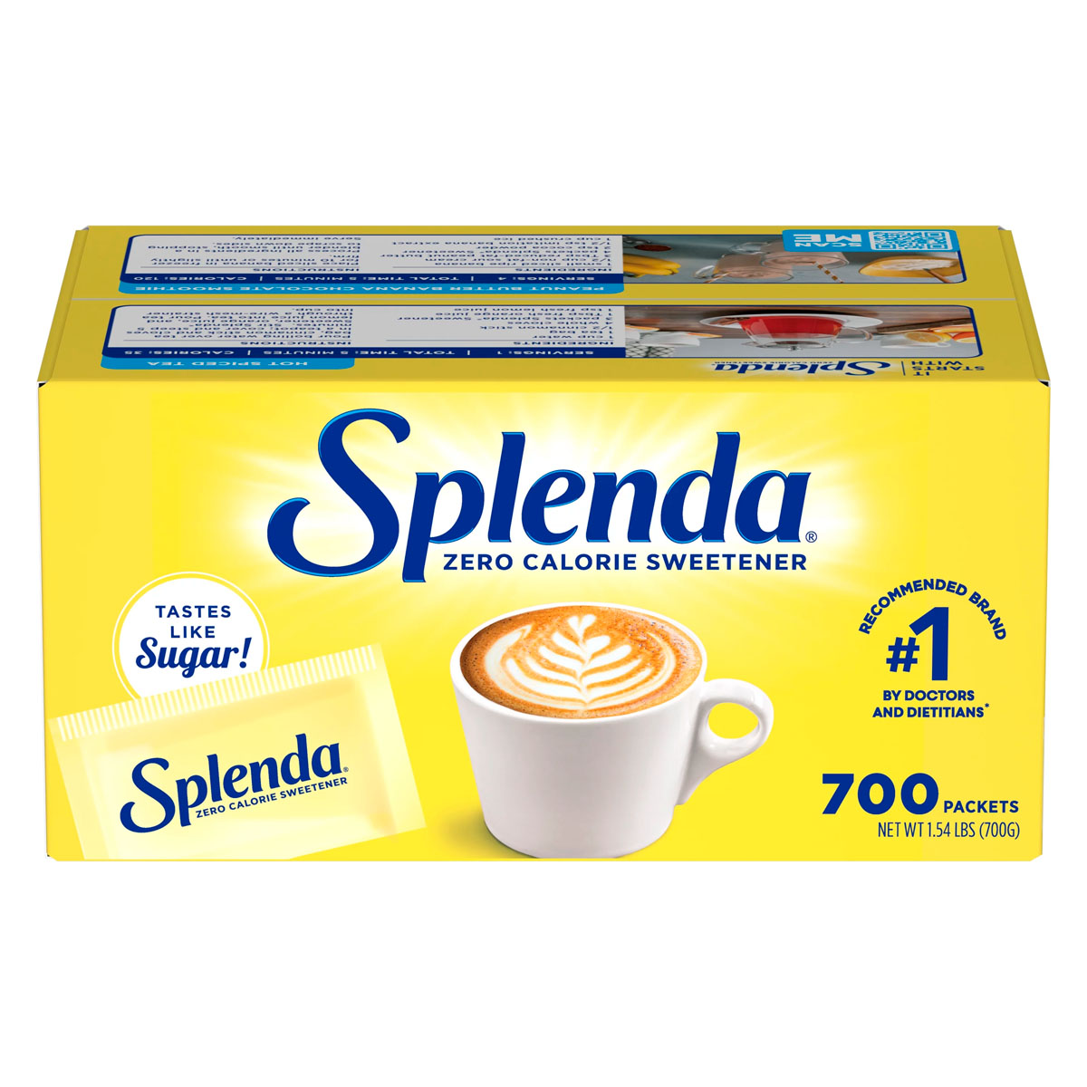 Endulzante Splenda Packets 700 PZS