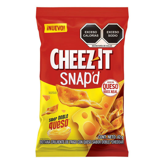 Botana Cheez-It Snap'D Doble Queso 42 GRS