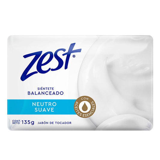 Jabon De Tocador Zest Neutro 135 GRS