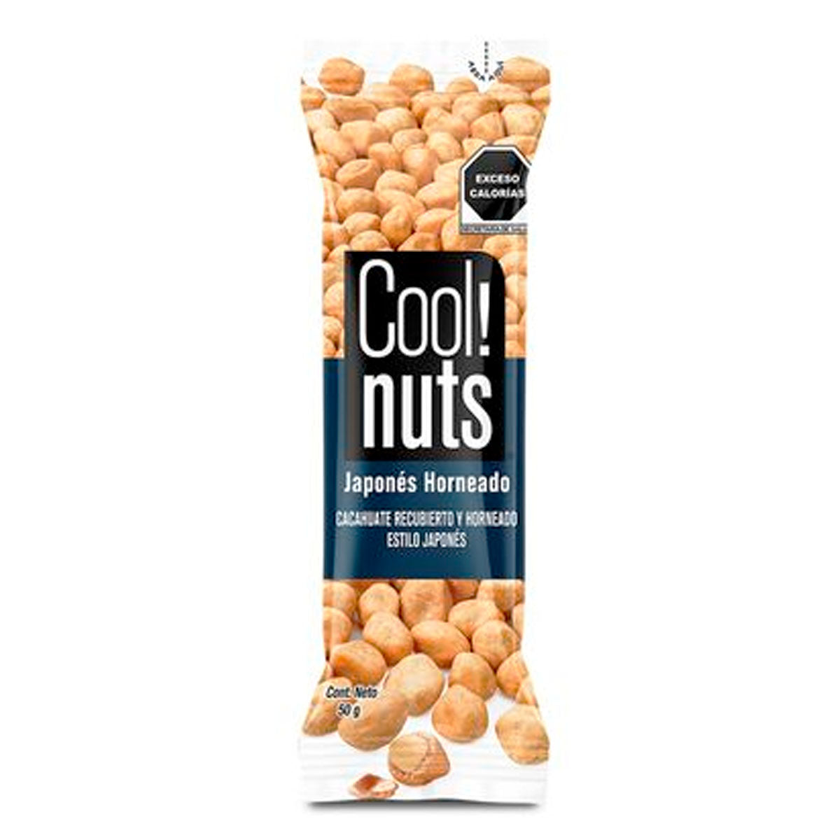 EXH BOTANAS CACAHUATE COOLNUTS JAPONES CON SAL 50 GRS