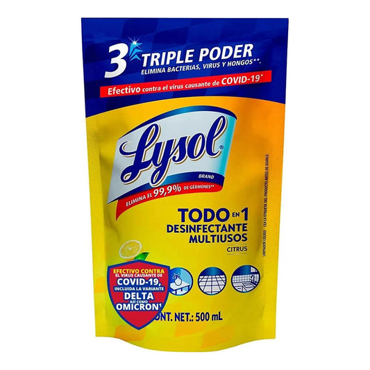 Limpiador Multiusos Lysol Citrus Doypk 500 MLL