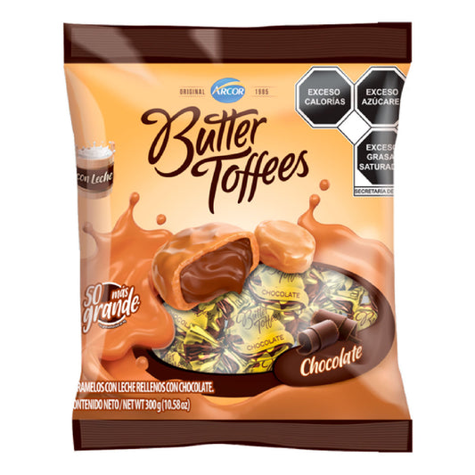 Dulce Arcor Butter Toffees Chocolate 300 GRS