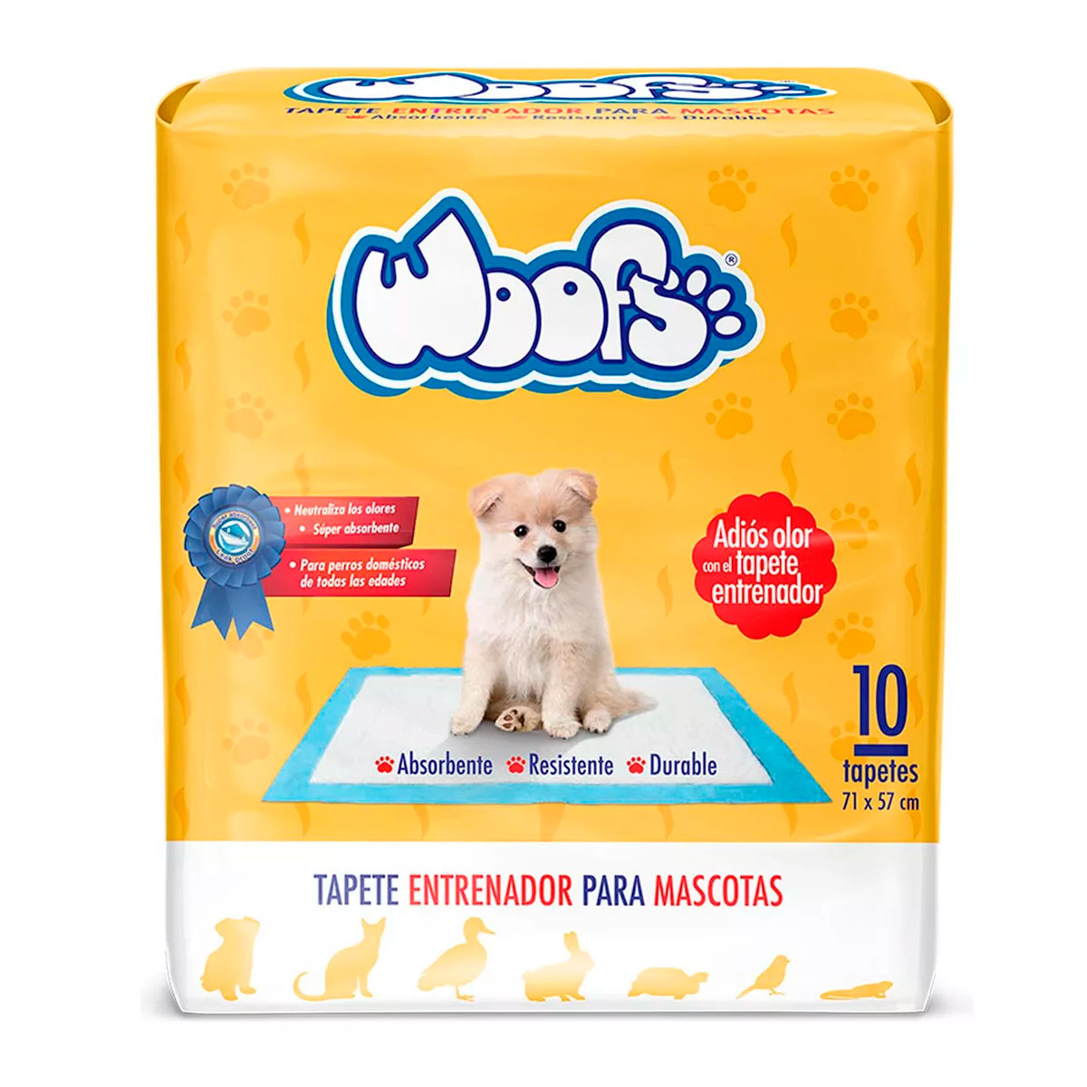 Tapete Entrenador Para Mascota Woofs 10 PZS