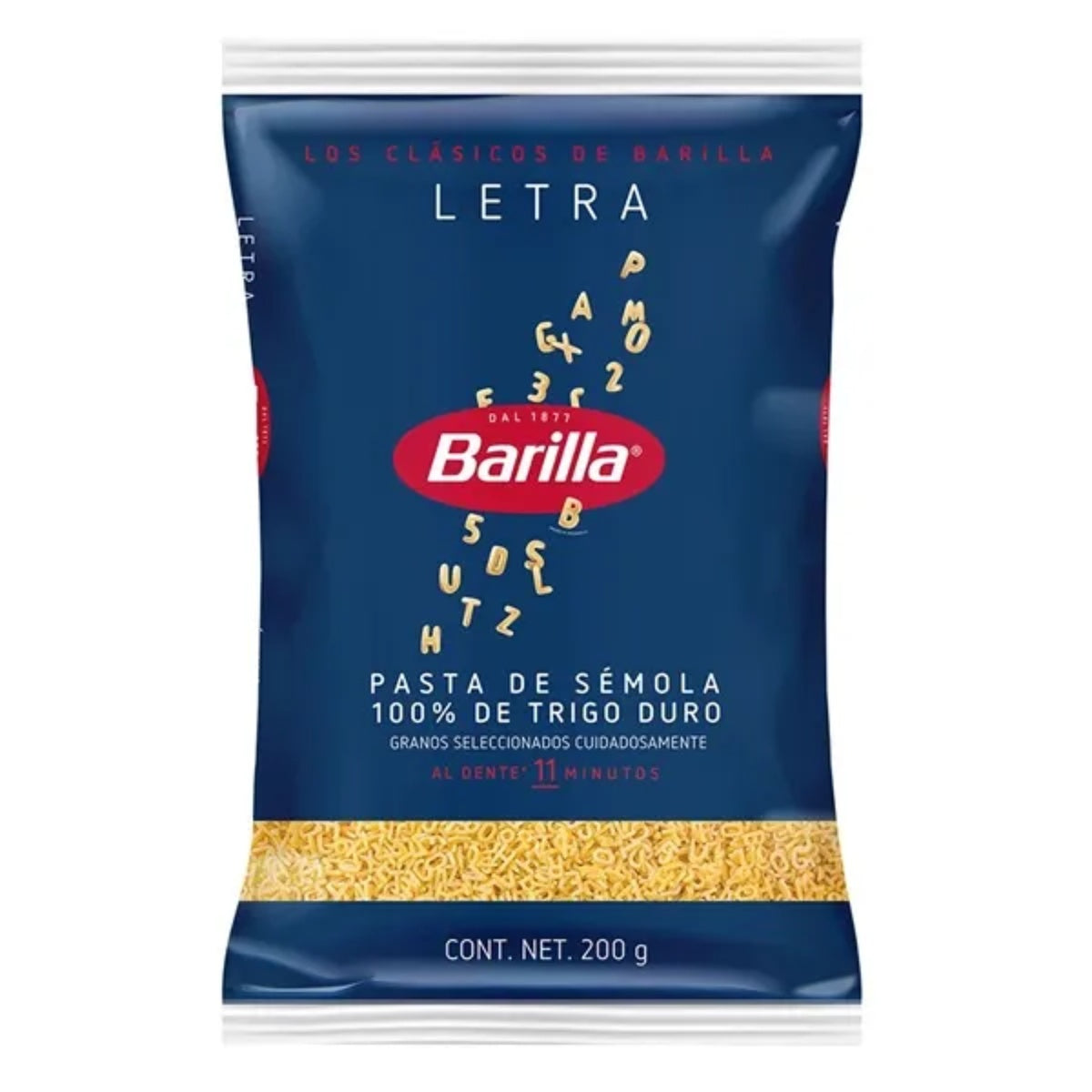 Sopa Barilla Letras 200 GRS