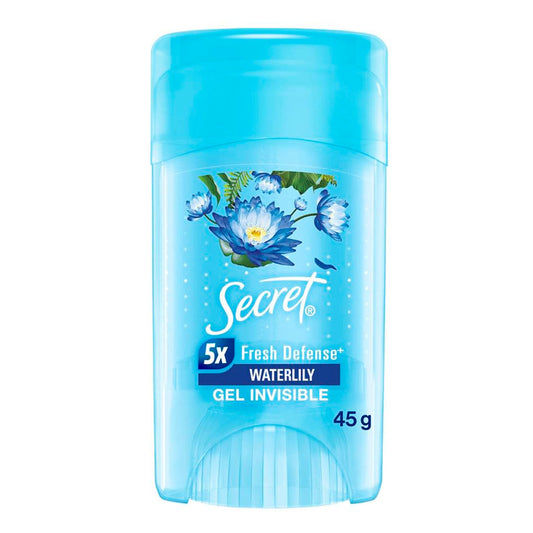 Desodorante Secret en Barra Gel Clear Waterli Mujer 45 GRS