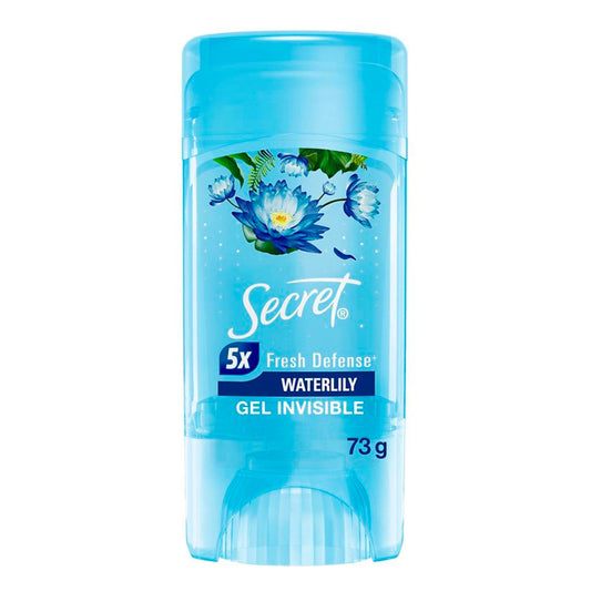 Desosodrante Secret Barra Gel Clear Waterlily Mujer 73 GRS