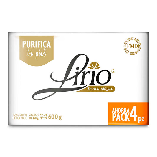 Jabón De Tocador Lirio Avena Y Miel 150 GRS