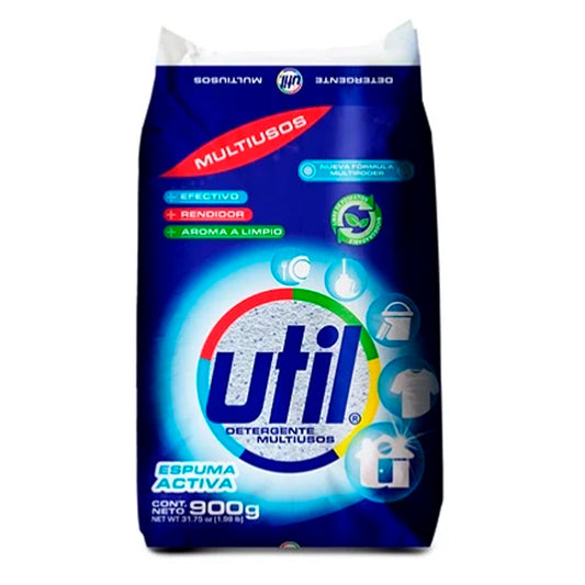 Detergente En Polvo Util Multiusos 900 GRS