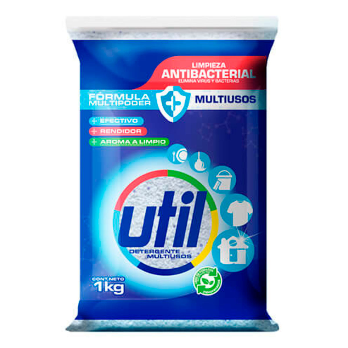 Detergente en Polvo Util Multiusos 1 KGS