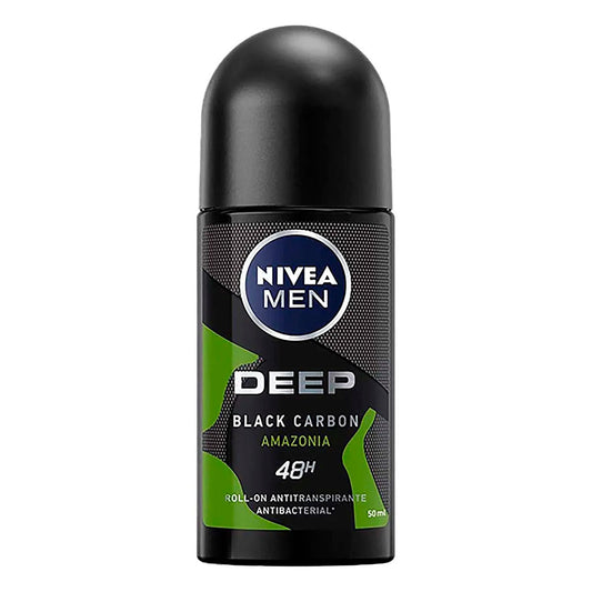 DESODORANTE Nivea Men Deep Amazonia HOMBRE Roll On 50 MLL