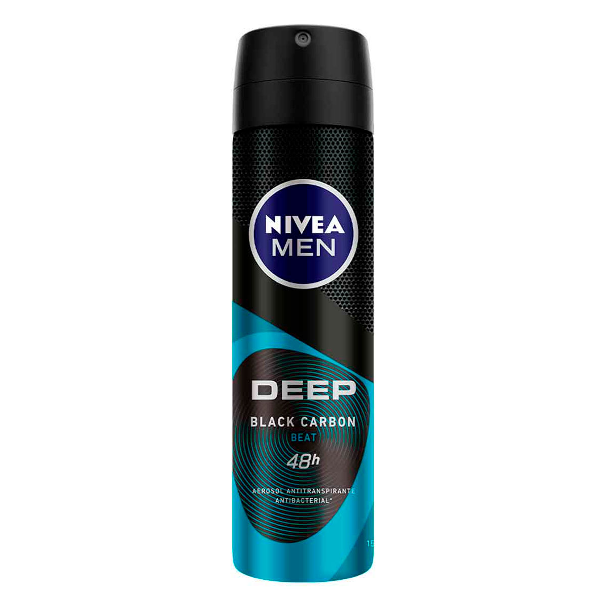 DESODORANTE NIVEA MEN DEEP BLACK CARBON BEAT AER 150 MLL