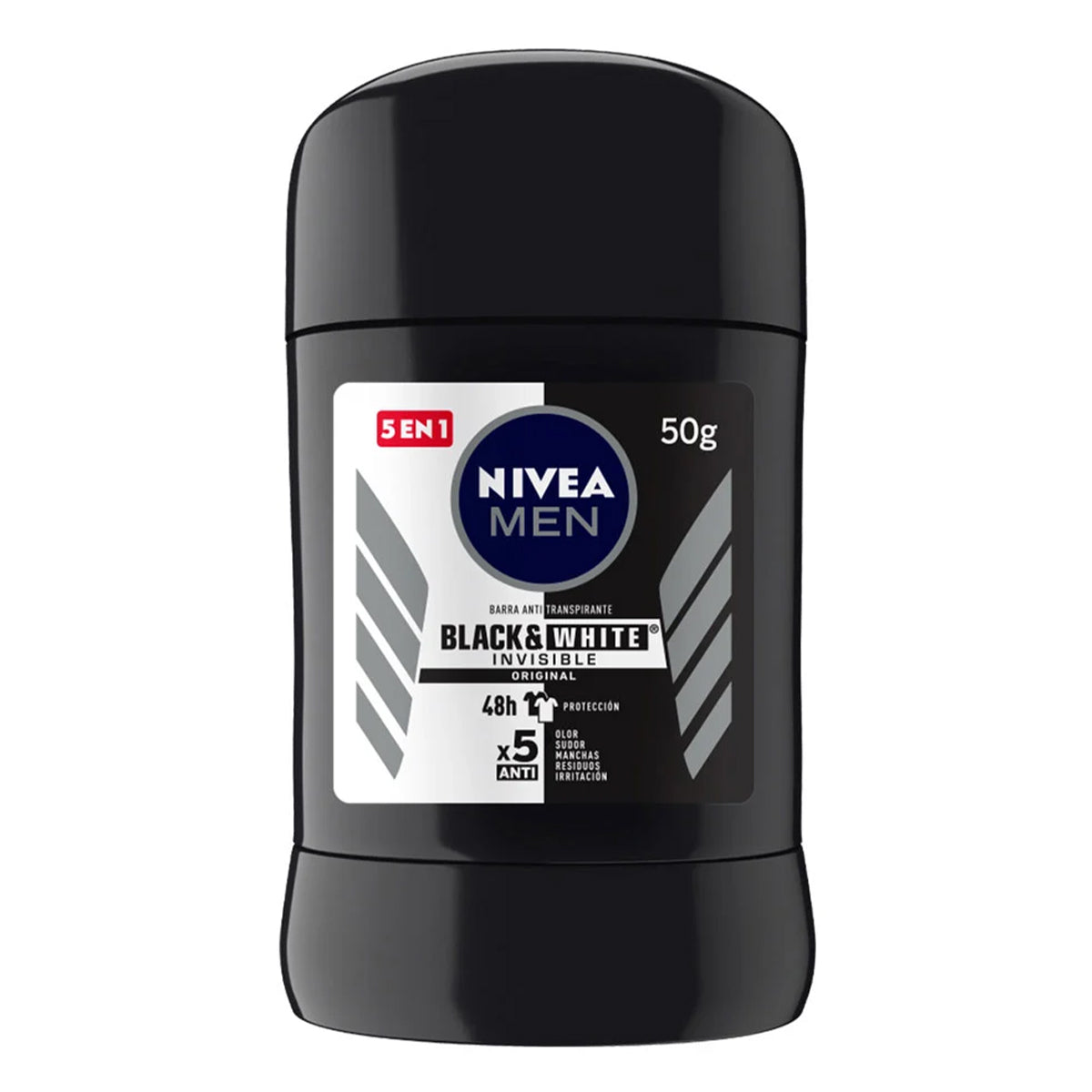 Desodorante Nivea Iinvisible Stick Black&White Hombre 50 GRS