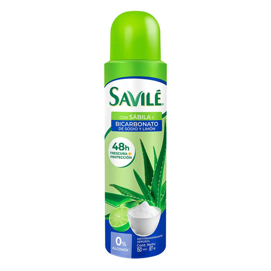 Desodorante Savilé Bicarbonato En Aerosol Para Mujer 150 MLL