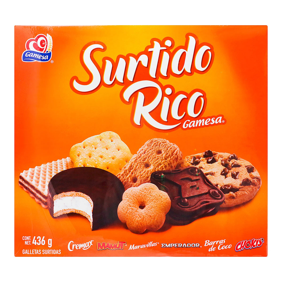 GALLETAS GAMESA SURTIDO RICO 436 GRS