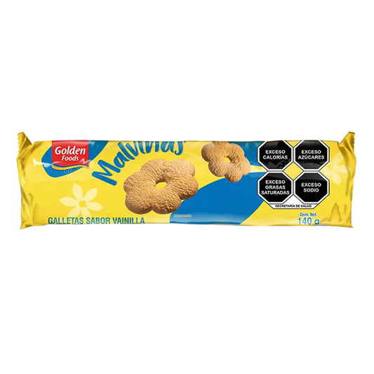 Galleta golden Malvinas Vainilla 140 GRS